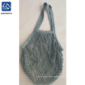 Supermarket cotton mesh shopping bag , fruit mesh bag for women